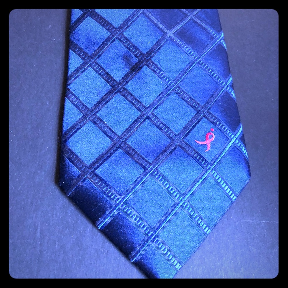 Susan G Komen knots for the Cure Blue Men’s Tie